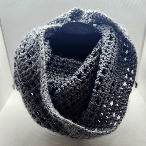 Set of 3 Cowl Neck Crocheted Scarves - Picture 2 of 6